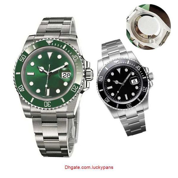 

r olax luxury ceramic bezel automatic mechanical mens watches 2813 movement 904l stainless steel band 41mm wrist wristwatches classic busine, Slivery;black