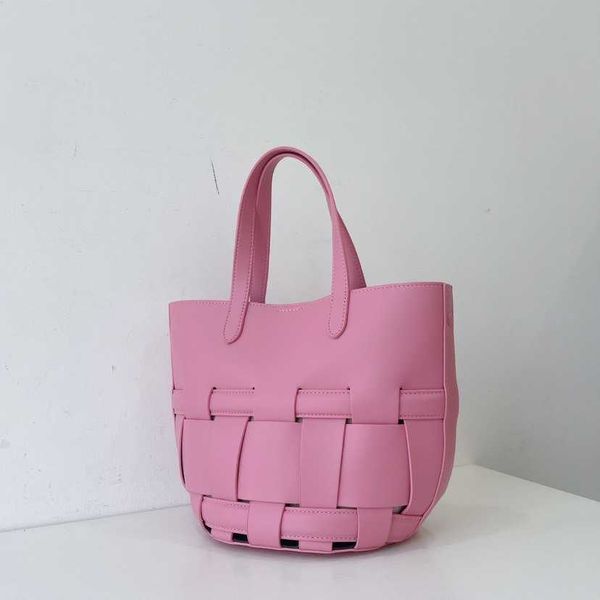 

women's 2023 new product korean net red horse karon woven hollowed-out tote mother portable one-shoulder messenger bag