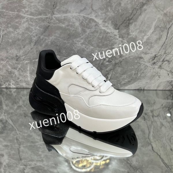 

2023women mens fashion quality casual shoes heel leather lace-up sneaker running trainers letters flat printed sneakers, Red;white