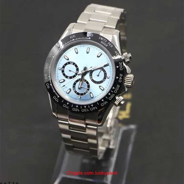 

r olax luxury watches mens automatic mechanical ceramic scale watch optional waterproof sapphire gliding clasp 41mm steel wristwatches lumin, Slivery;black