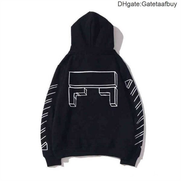 

mens womens hoodies winter hip hop men offs streetwear letter hoodie man s designers hooded skateboards white hoody high street pullover swe, Black