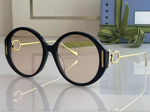 

5a eyeglasses g1202s 706694 round frame eyewear discount designer sunglasses for men women acetate 100% uva/uvb with glasses bag box fendave, White;black