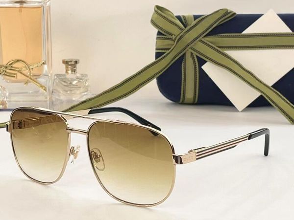 

5a eyeglasses g1223s 706709 pilot frame eyewear discount designer sunglasses for men women acetate 100% uva/uvb with glasses bag box fendave, White;black