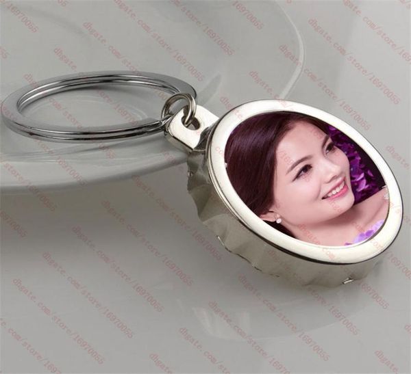 

new arrival sublimation metal beer cover lids keychains bottle opener keyring heat transfer printing diy custom blank consumables3694575, Silver