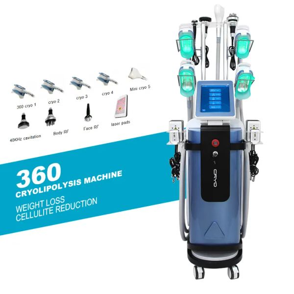 

2023 professional home 4 handles cool cryo weight loss 360 fat ing slimming machine