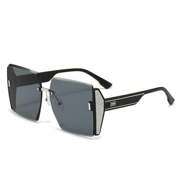 

designer sunglasses for women mens sunglasses luxury brand framed sunglasses women's sunglasses rimless cut edge fashion sunglasses dro, White;black