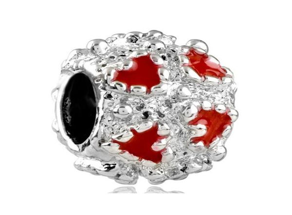 

metal slider spacer large hole wholesale red enamel heart love european bead fit chamilia biagi charm bracelet9533948, Black