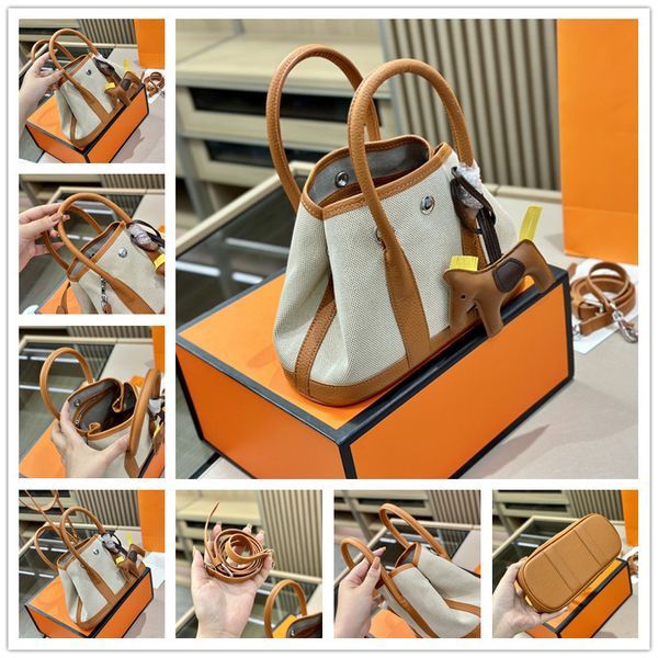

women fashion tote bag waterproof canvas totes garden party handbags designer shopping shoulder patcjwork leather classic hobo purse