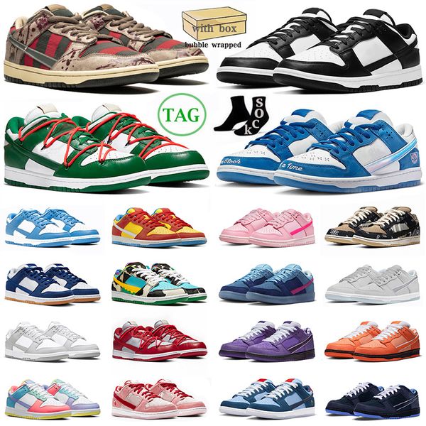 

running outdoor shoes men women born x raised skate low panda freddy krueger blue orange lobster purple dodgers run the jewels trainers with