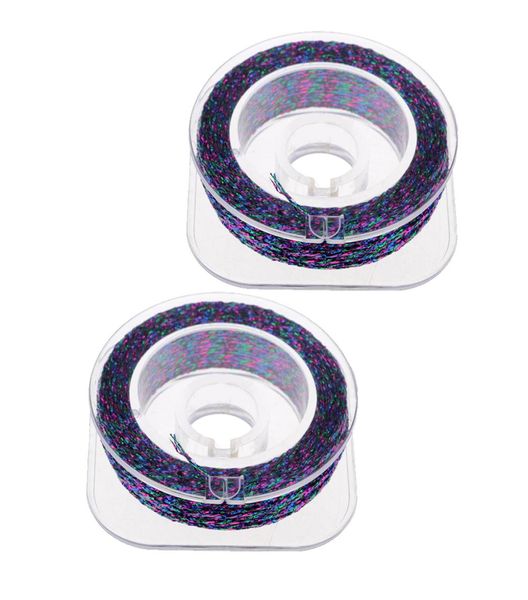 

2pcs nylon fishing rod guide ring wrapping line for rod building metallic repairing guide fixing threads purple 50m 55yds7909745