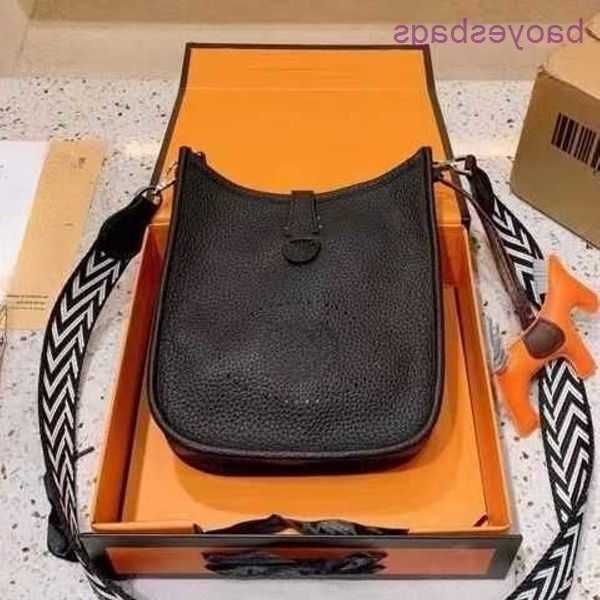 

designer bag totes bags evelynbag 2023 cow h hig end layer togo bucket women's lycee grain hollow one soulder cross body with lg45