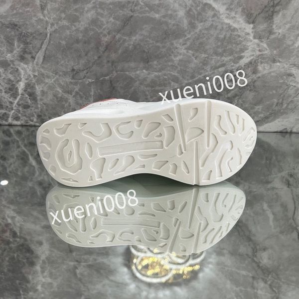 

woman fashion quality casual shoes heel leather lace-up sneaker running trainers letters flat printed sneakers2023, Red;white