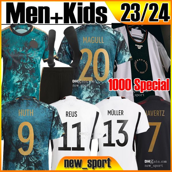 

2023 special soccer jerseys germanys fans player version classic version training werner reus kimmich havertz kroos gnabry 23/24 men kids ki, Black;yellow