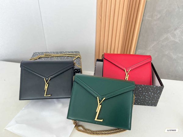 

brand designer envelope bag flap buckle chain bag women's fashion multi functional shoulder bag