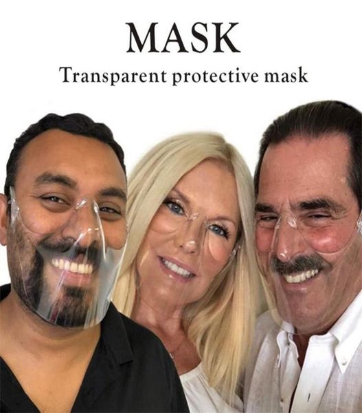 

2021 protect pc mask transparent masks splash shield highdefinition face shield transparent clear proof mask outdoor facemasks ne2960468, Yellow