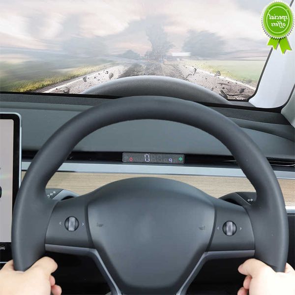 

For New Tesla Model 3 Model Y 2019 2020 2021 2022 Dedicated HUD Head-Up Display Speedometer Support KPH MPH Retrofit Accessories