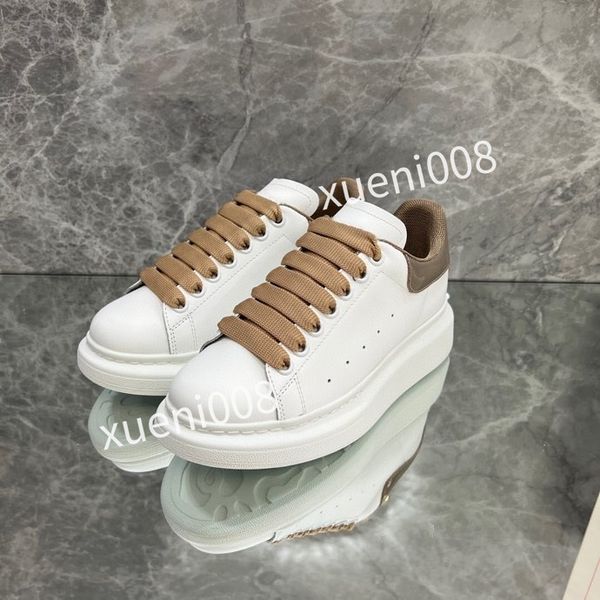 

2023womens fashion quality casual shoes heel leather lace-up sneaker running trainers letters flat printed sneakers, Red;white