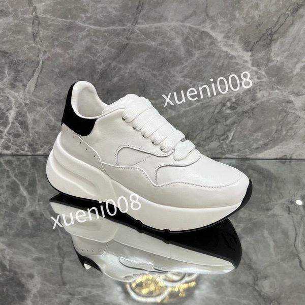 

2023new mans fashion quality casual shoes heel leather lace-up sneaker running trainers letters flat printed sneakers, Red;white