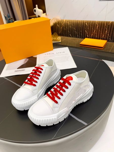 

designers oversized sneakers casual shoes white black leather velvet espadrilles trainers mens women flats lace 0702