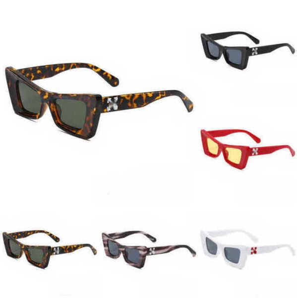 

fashion frames luxury offs sunglasses men women brand cat's eye sunglass arrow x frame eyewear sun glasses bright sports travel sunglas, Black