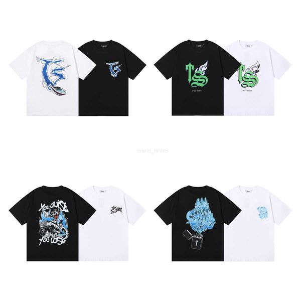 

trapstar mens t-shirts designer luxury fashion men casual t-shirt mens printed clothing street hip-hop designer trapstar t shirt short-sleev, White;black