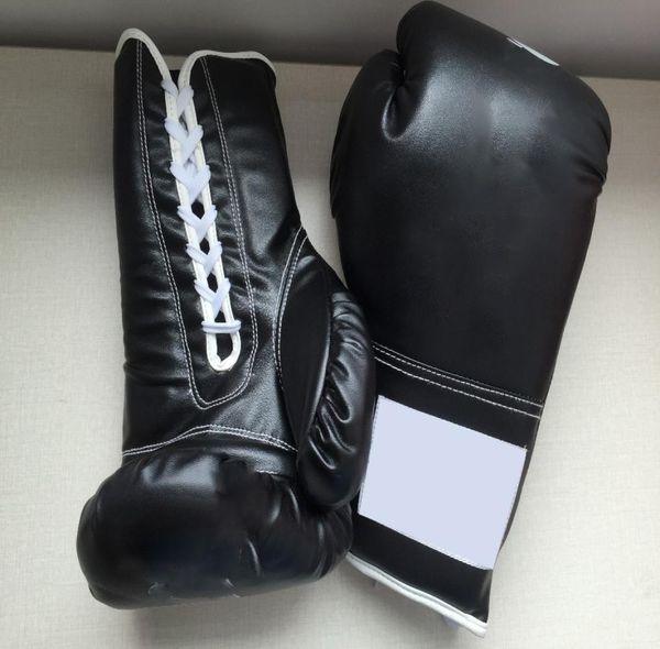 

boxing glove black red color in stock pu kick boxing gloves for men women karate muay thai guantes de boxeo fight mma sanda t4359464