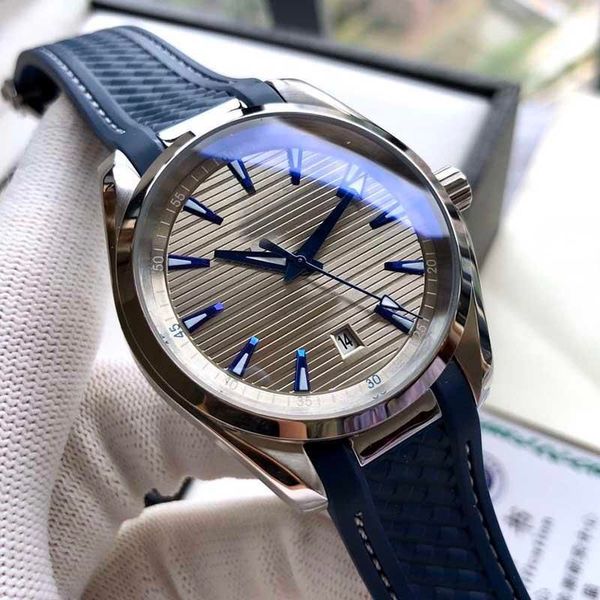 

u1 aaa quality watch rose gold sports mens gaus luxury vvsfactory 8900 automatic watches movement mechanical master 150m james bond 007 rubb, Slivery;golden