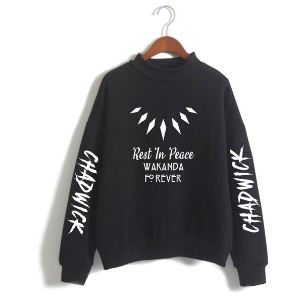 

turtleneck sweatshirt fashion hip hop rip pullover oversize sweatshirt women streetwear, Black