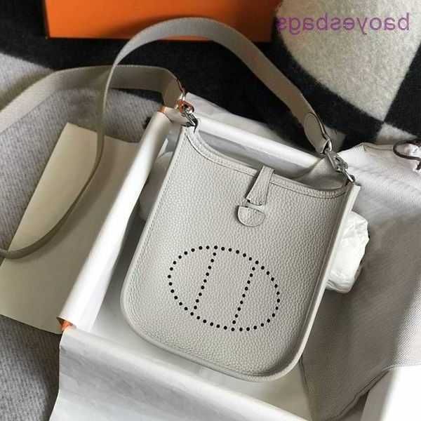 

designer bag 2023 tote evelynbag pattern bags h small real litchi leather genuine casual cowhide hollow out shoulder crossbody women's