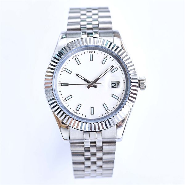 

high end brand fashion male and female designer watches 28mm 31mm 36mm 41mm precise and durable automatic movement rose gold stainless steel, Slivery;brown