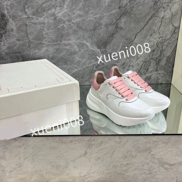 

2023new woman fashion quality casual shoes heel leather lace-up sneaker running trainers letters flat printed sneakers, Red;white