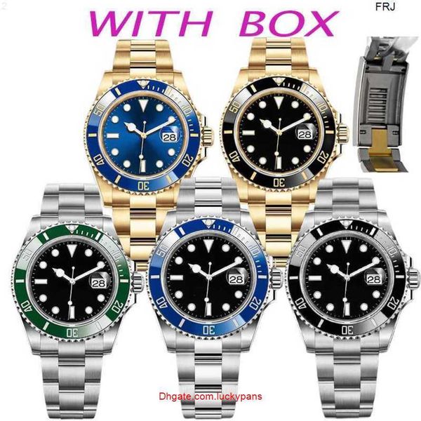 

designer r olax watches mens watch mechanical automatic watch designer es gold ceramic ring 41mm automatic sliding movement s frj rhf3, Slivery;black