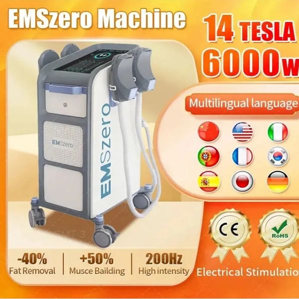 

salon-grade performance: emszero machine with 14 tesla hi-emt, rf nova, and stimulation handles for professional body sculpting