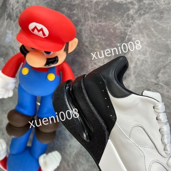 

2023man fashion quality casual shoes heel leather lace-up sneaker running trainers letters flat printed sneakers, Red;white