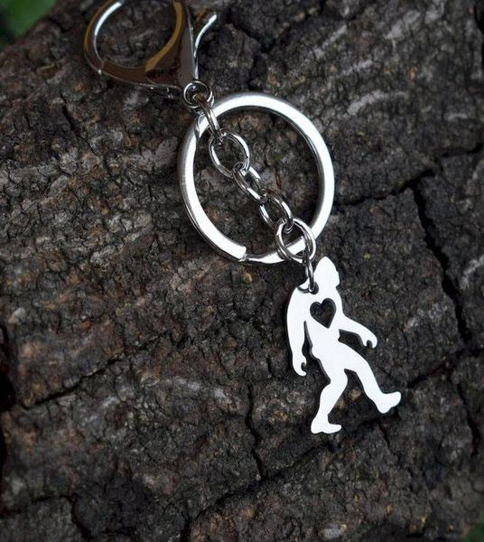 

keychains sanlan 12pcs keychain sasquatchkeychains012342928606, Silver
