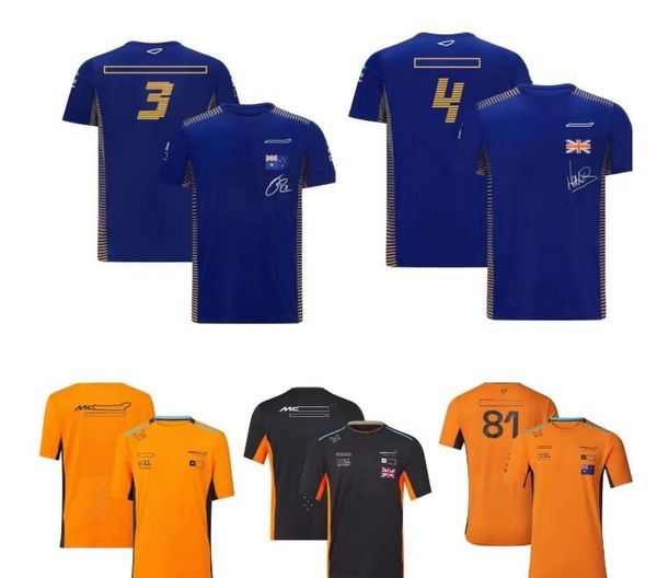 

f1 racing short-sleeved t-shirt summer outdoor round neck jersey the same custom