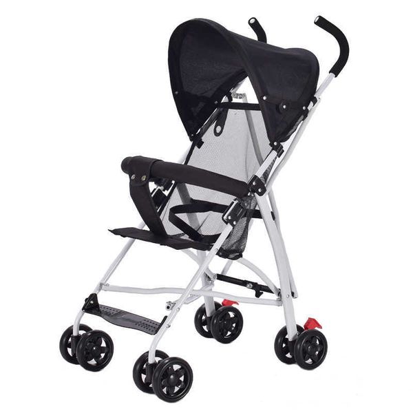 

simple children's super lightweight foldable stroller baby umbrella cart shock absorber mesh