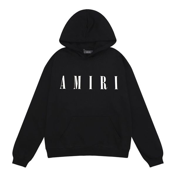 

men's designer technology wool printed letters men and women loose skateboard sports streetwear women's jogging hoodie gym pullove, Black