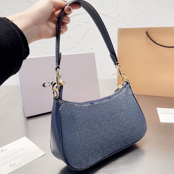 

designer bag the tote bag women shoulder bag underarm bag classic presbyard jacquard fabric parquet cow leather handbag high-quality crossbo