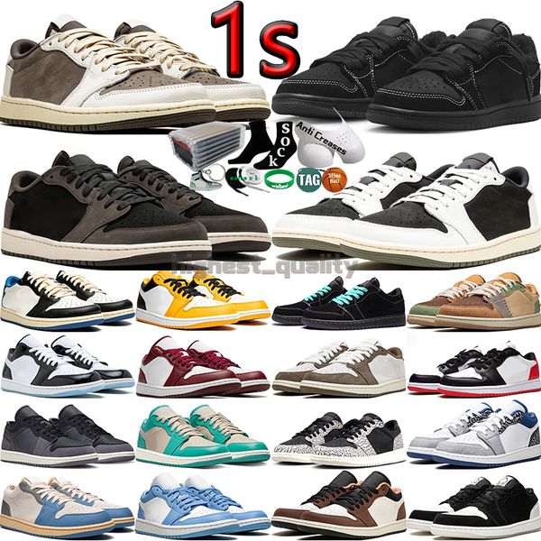 

1 1s low mens basketball shoes for women black phantom olive reverse dark mocha fragment unc panda pine green mystic laser blue men womens t