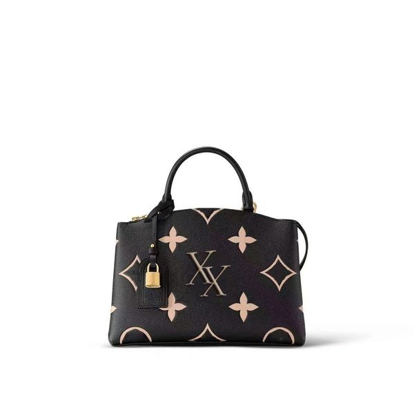 

real cowhide petit palais bag women one shoulder crossbody bag designer bag handbag high capacity shopping bag leather bags tote wallet loui
