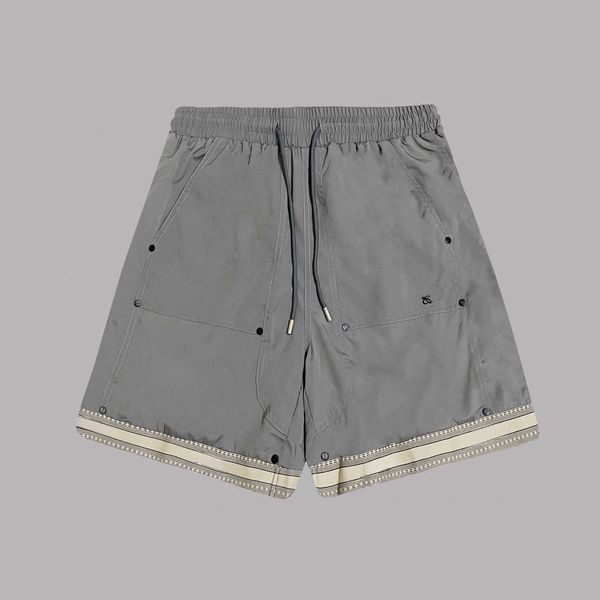 

summer mens shorts loose casual short knee length low high street sportwear pants  down asian size, White;black