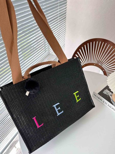 

fashion designer beach bags luxurys shoulder bags designers shopping bag with letter womens handbag canvas travel bag
