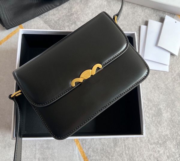 

designer bag celi bags triomphe cowhide letter spell leather shoulder bag women's crossbody bag tofu bag