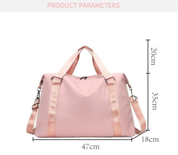 

lu duffel multifunction nylon bags storage yoga gym large capacity zipper travel waterproof casual gym luggage for travelling ysdy-821