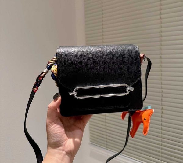 

2023 roulis h bag designer women's shoulder bag tote bags women fashion leather solid color female shoulder ssbody beach shopping bag h