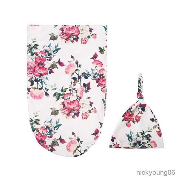 

sleeping bags printed swaddle blanket hat set muslin wrap new set r230718
