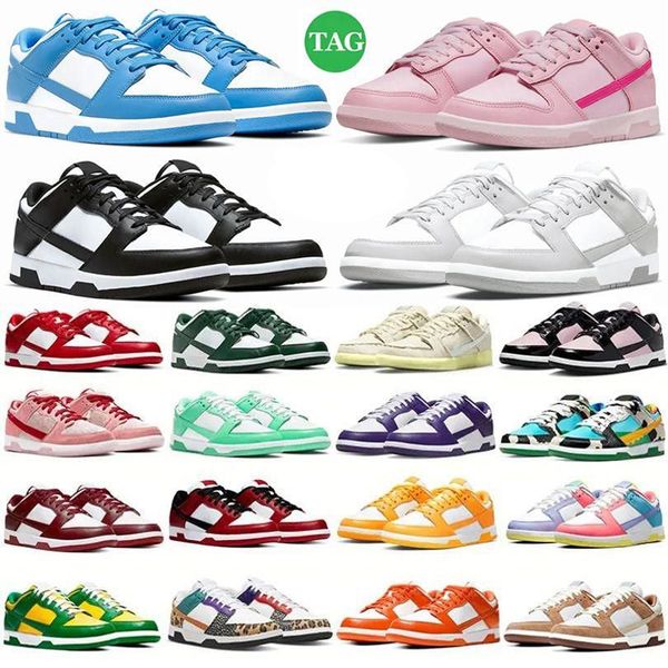 

men women running shoes low chunky dunky panda triple pink trail grey fog purple orange stadium lobster women outdoor walking sports sneaker
