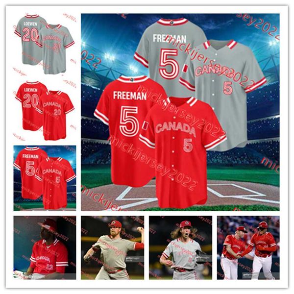 

2023 wbc canada baseball jersey kellin deglan bo naylor freddie an abraham toro edouard julien damiano palmegiani otto lopez jerseys custom, Blue;black