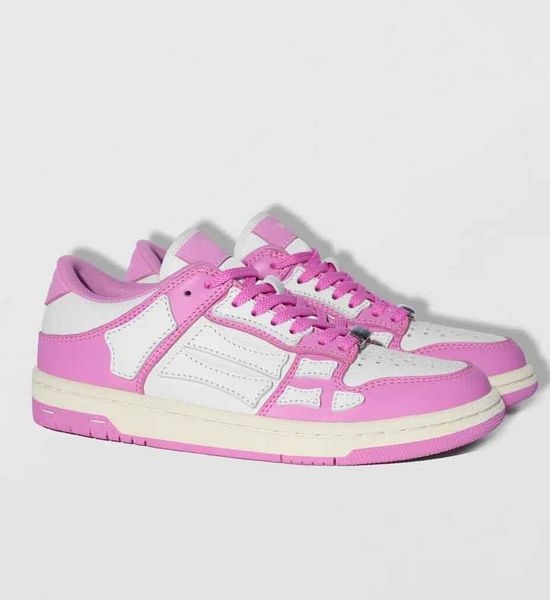 

low sports shoes, leather sports shoes, white, black, blue, skull shaped women's men's skateboards, walking couples, sports eu35-4